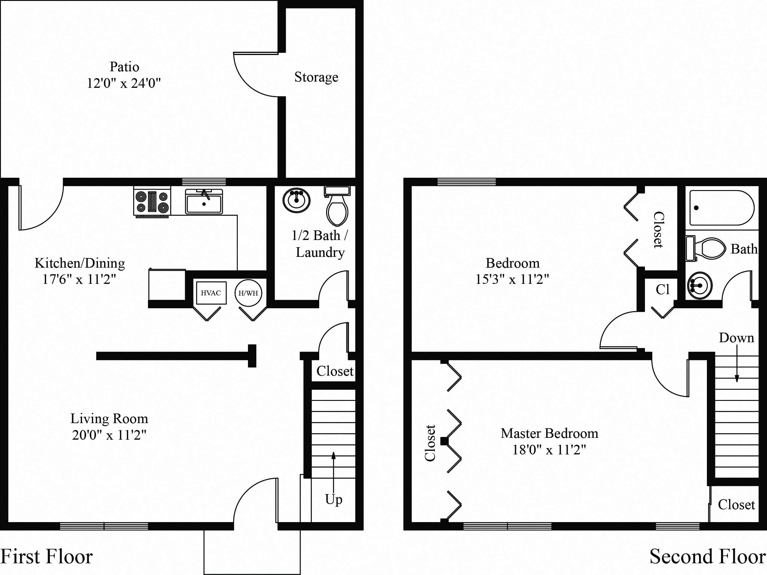 2 Bedroom Apartment in Williamsport, PA | Woodland Park | Property Management, Inc.