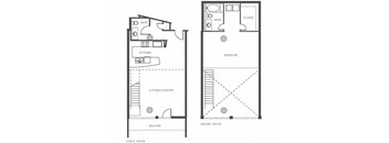 1 Bed 1.5 Bath Penthouse at The Lofts at Mockingbird Station Apartments in Dallas