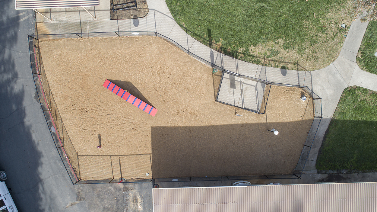 98Hundred Apartments Dog Park Arial View