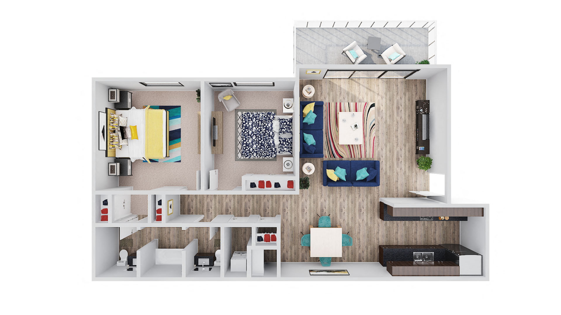 98Hundred Apartments Maple Floor Plan