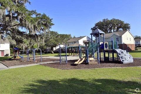 Children's playground at Ashley Midtown in Savannah, Georgia