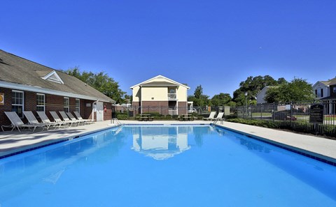 Crystal Clear Pool at Ashley Midtown in Savannah, Georgia