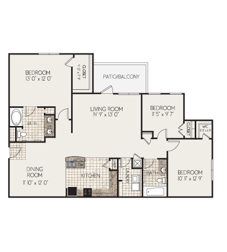 C1 Floor Plan 7