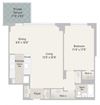 One Bedroom Plans Unit B