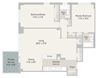 Two Bedroom Plans Unit H