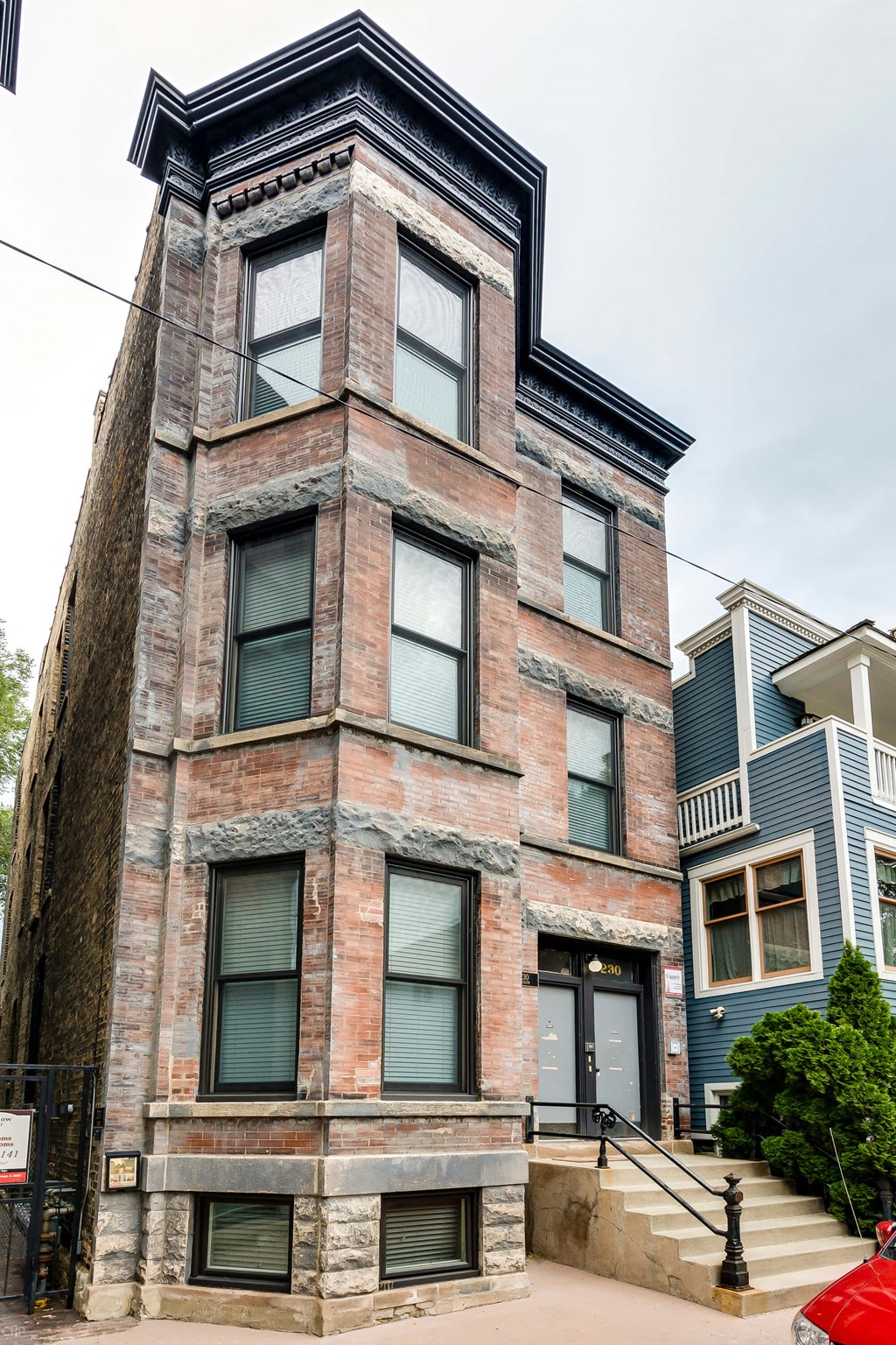 an old brick building with a tower on top of it