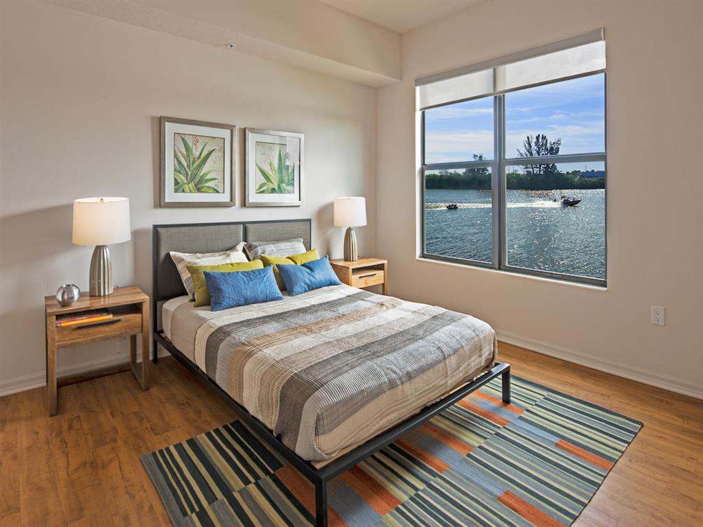 A bedroom in the Crystal Riviyera