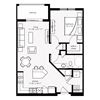 The Monte Carlo Floor Plan The Monte Carlo floor plan at Crystal Riviyera Apartments