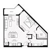 The Nice Floor Plan The Nice floor plan at Crystal Riviyera Apartments