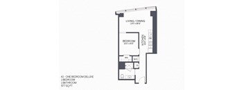 One Bedroom Deluxe with furniture