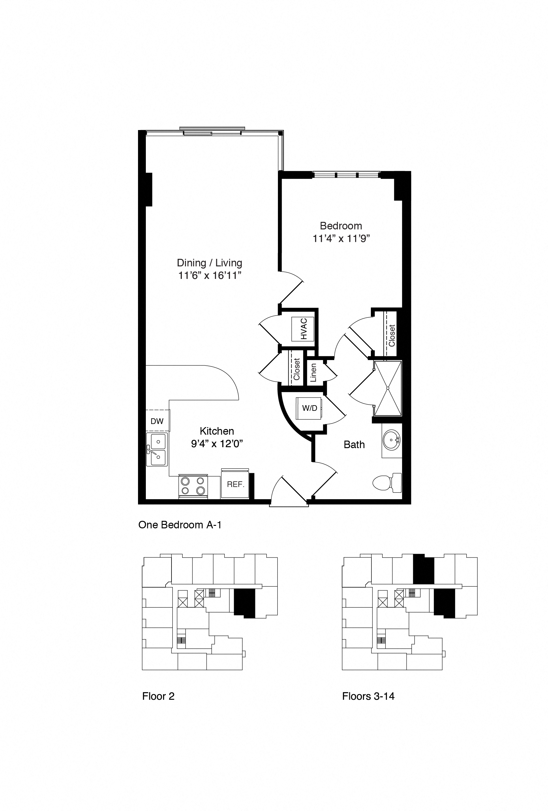 ONE BEDROOM A1