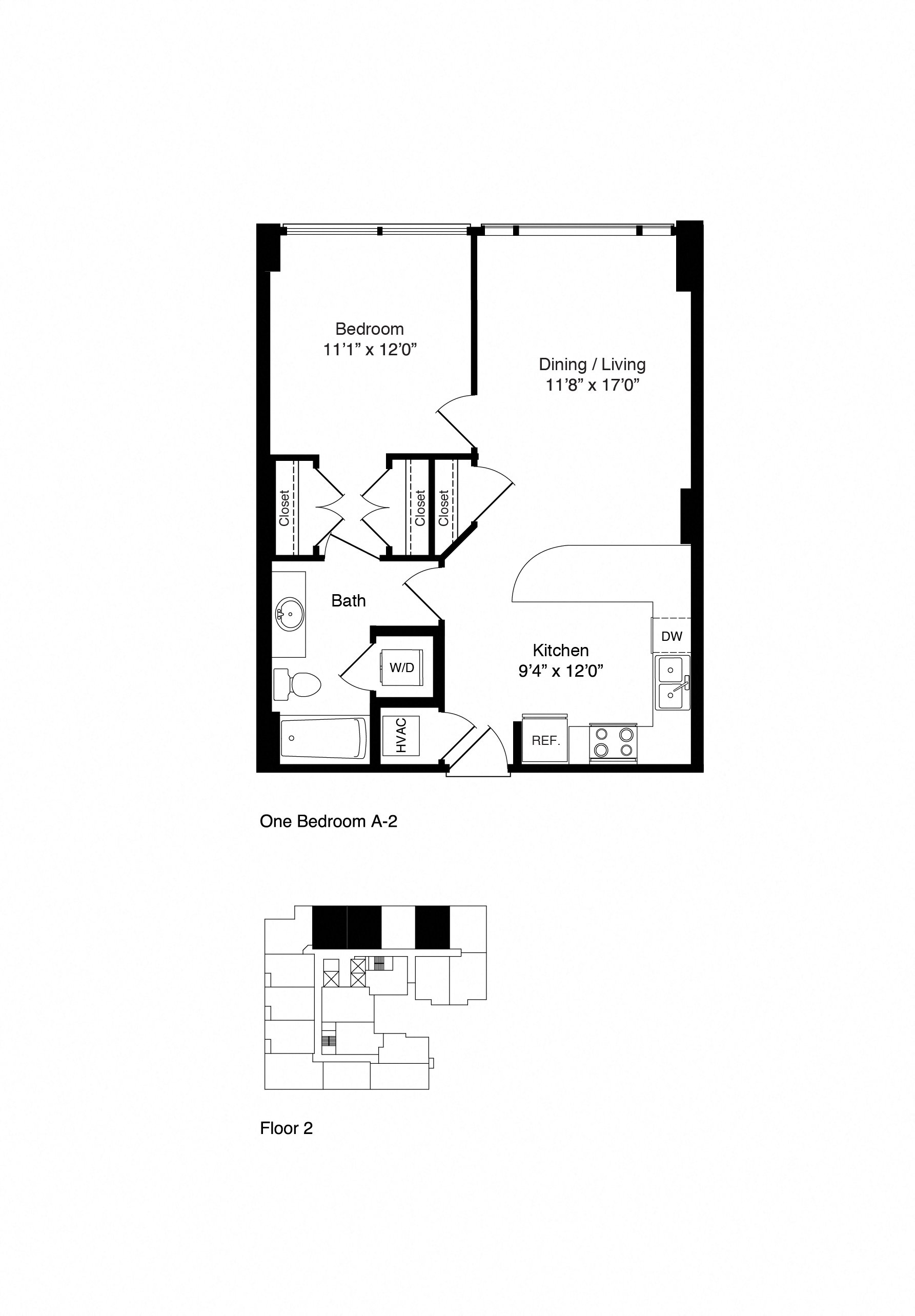 ONE BEDROOM A2