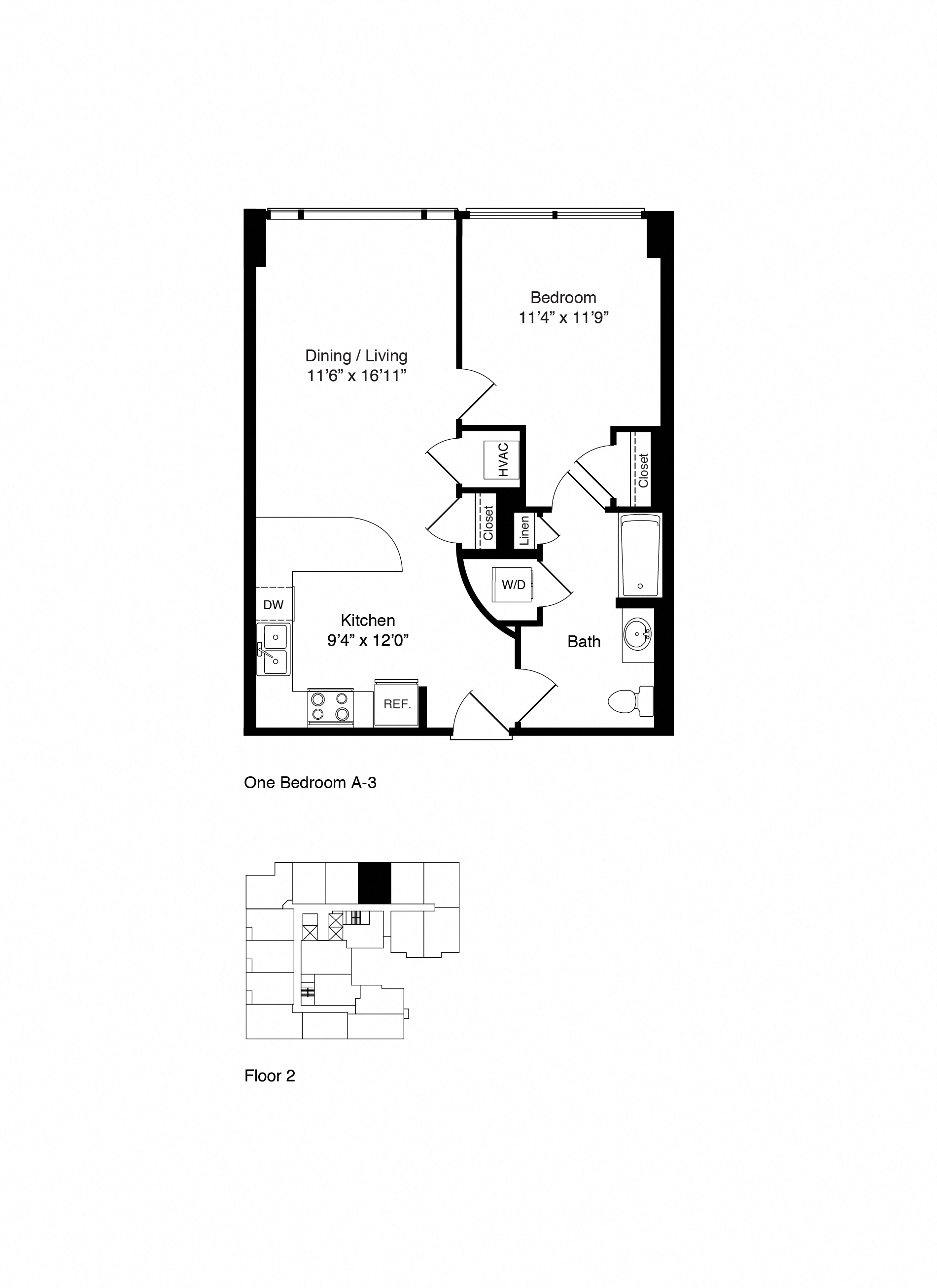 ONE BEDROOM A3