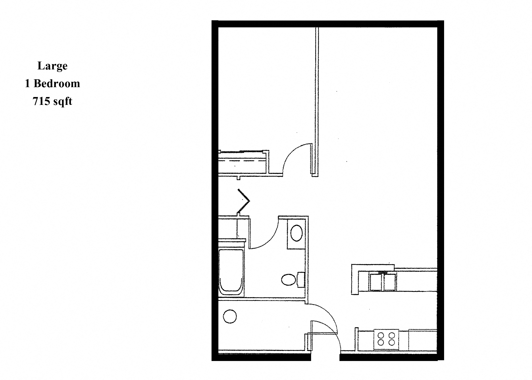 Williamsport 1 Bedroom Apartment at The Weightman