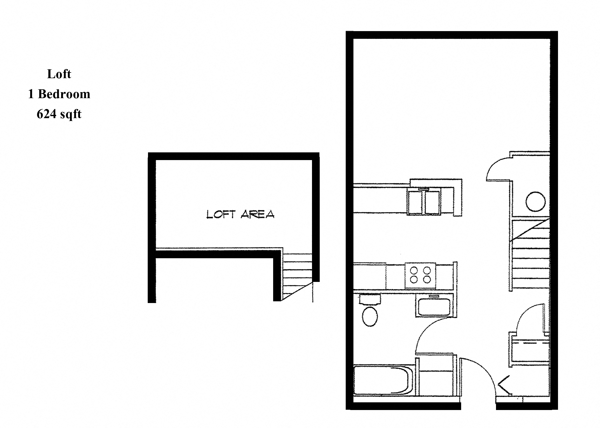 1 Bedroom Loft in Williamsport, PA | The Weightman Aparrtments | Property Managment, Inc.