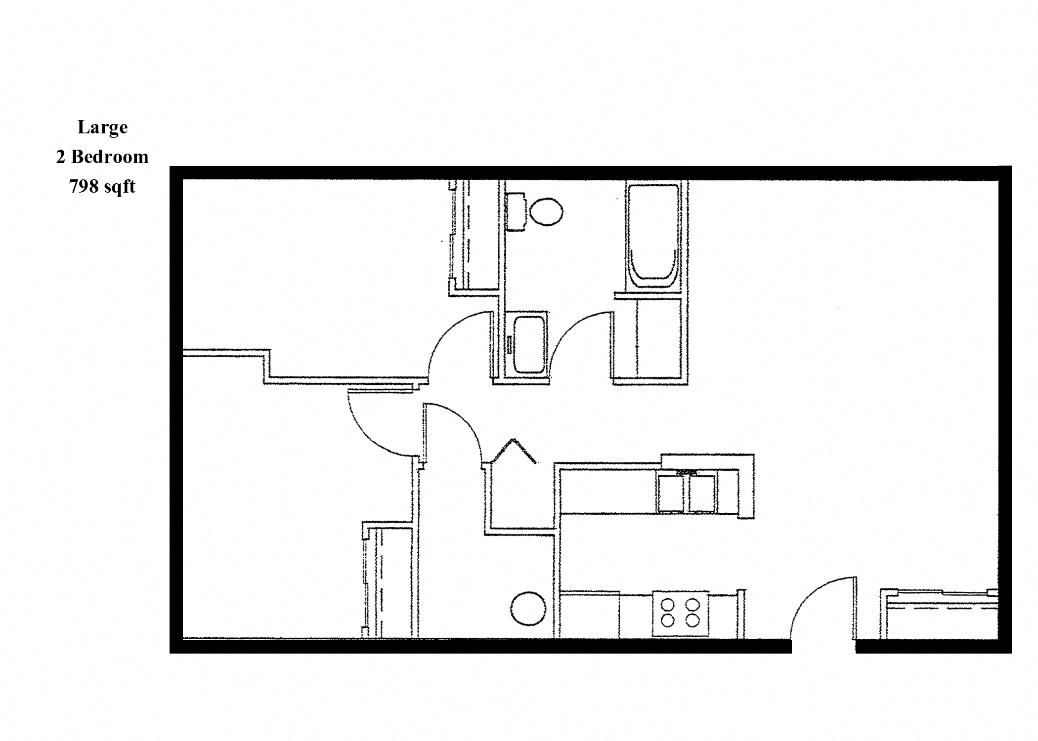2 Bedroom Large in Williamsport, PA | The Weightman Aparrtments | Property Managment, Inc.