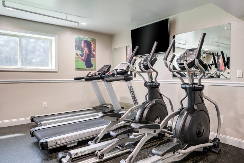 the gym at our apartments is equipped with state of the art equipment