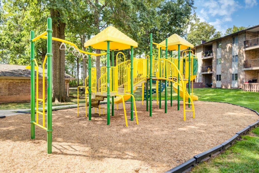 the playground at the apartments for rent
