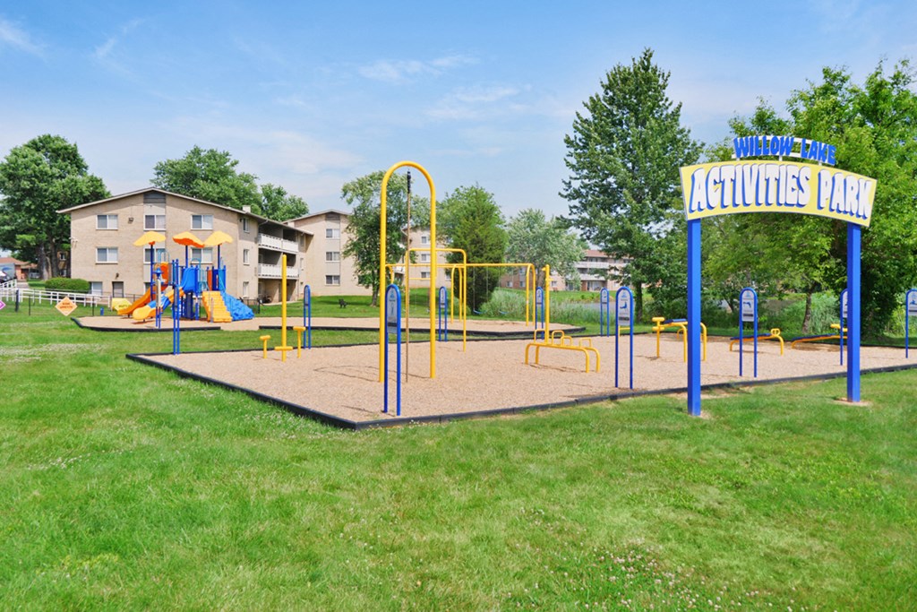 our apartments have a playground for your kids to play