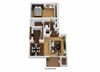 1 Bedroom 1 Bathroom Floor Plan 1 Bedroom 1 Bathroom Floor Plan at Suncrest Apartment Homes, Indianapolis, 46241
