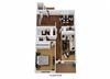 1 Bed 1 Bath Floor Plan 1 Bed 1 Bath Floor Plan at Suncrest Apartment Homes, Indianapolis, IN