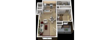 Very Spacious 1Br1Ba