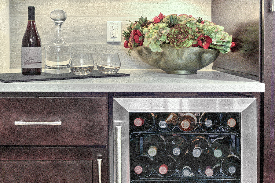 The Encore SouthPark - Charlotte, NC - wine fridge