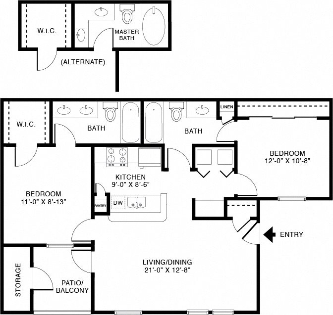 B2 Floor Plan 4