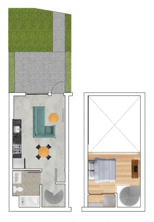 Loft A Floorplan at Block C