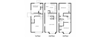 Townhouse Floor Plan Diagram