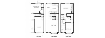 Townhouse Floor Plan Diagram