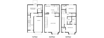 Townhouse Floor Plan Diagram
