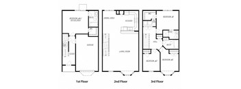 Townhouse Floor Plan Diagram