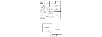 Townhouse with Den I- 55+ Adult Living Floorplan at Reunion at Redmond Ridge, Redmond, Washington