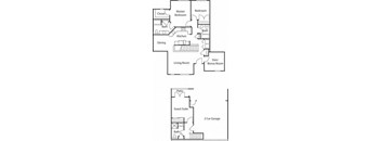 Townhouse with Den II- 55+ Adult Living Floorplan at Reunion at Redmond Ridge, 11315 Trilogy Pkwy NE