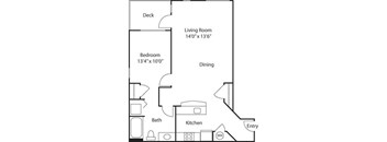 B2- 55+ Adult Living Floorplan at Reunion at Redmond Ridge, WA , 98053