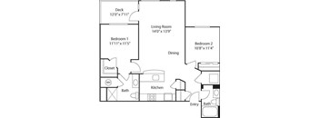 C4B- 55+ Adult Living Floorplan at Reunion at Redmond Ridge, 11315 Trilogy Pkwy NE