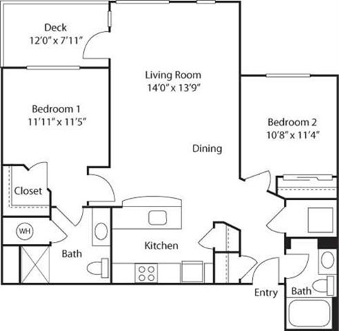C4B- 55+ Adult Living Floorplan at Reunion at Redmond Ridge, 11315 Trilogy Pkwy NE