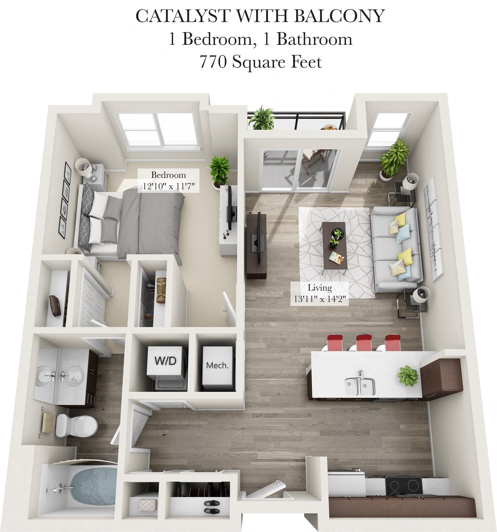 Catalyst Balcony Floor Plan 2