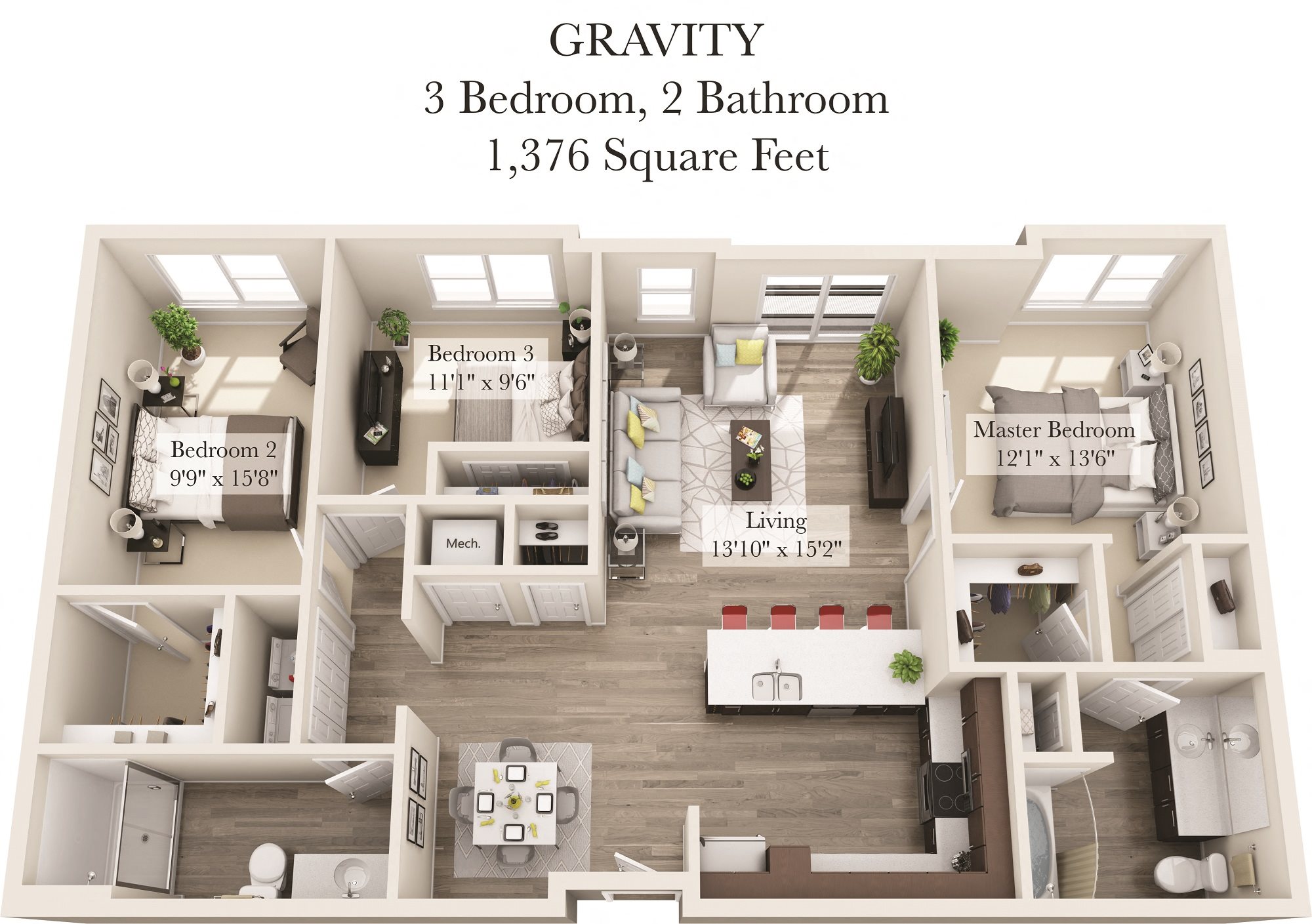 Gravity Floor Plan 6