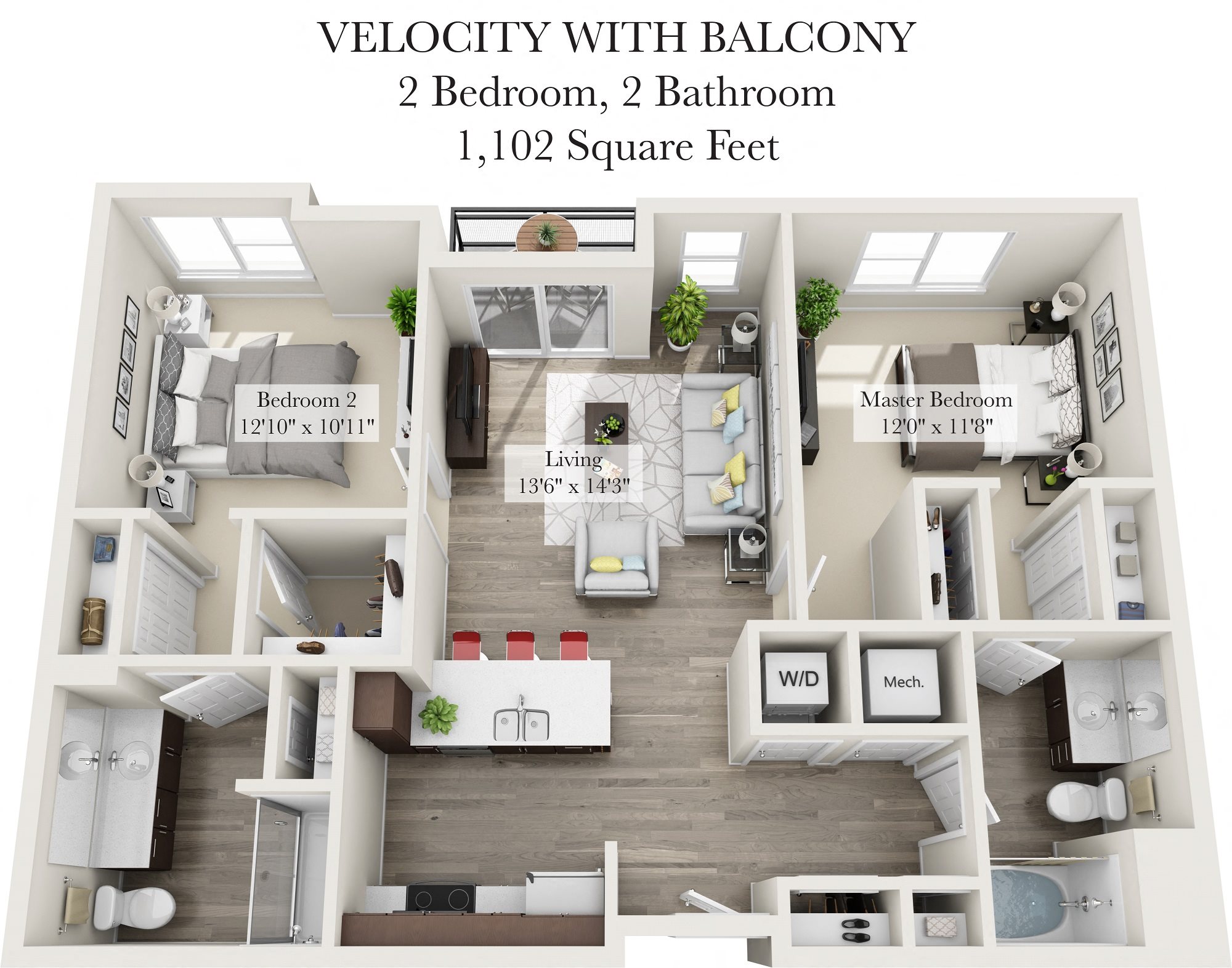 Velocity Balcony Floor Plan 9
