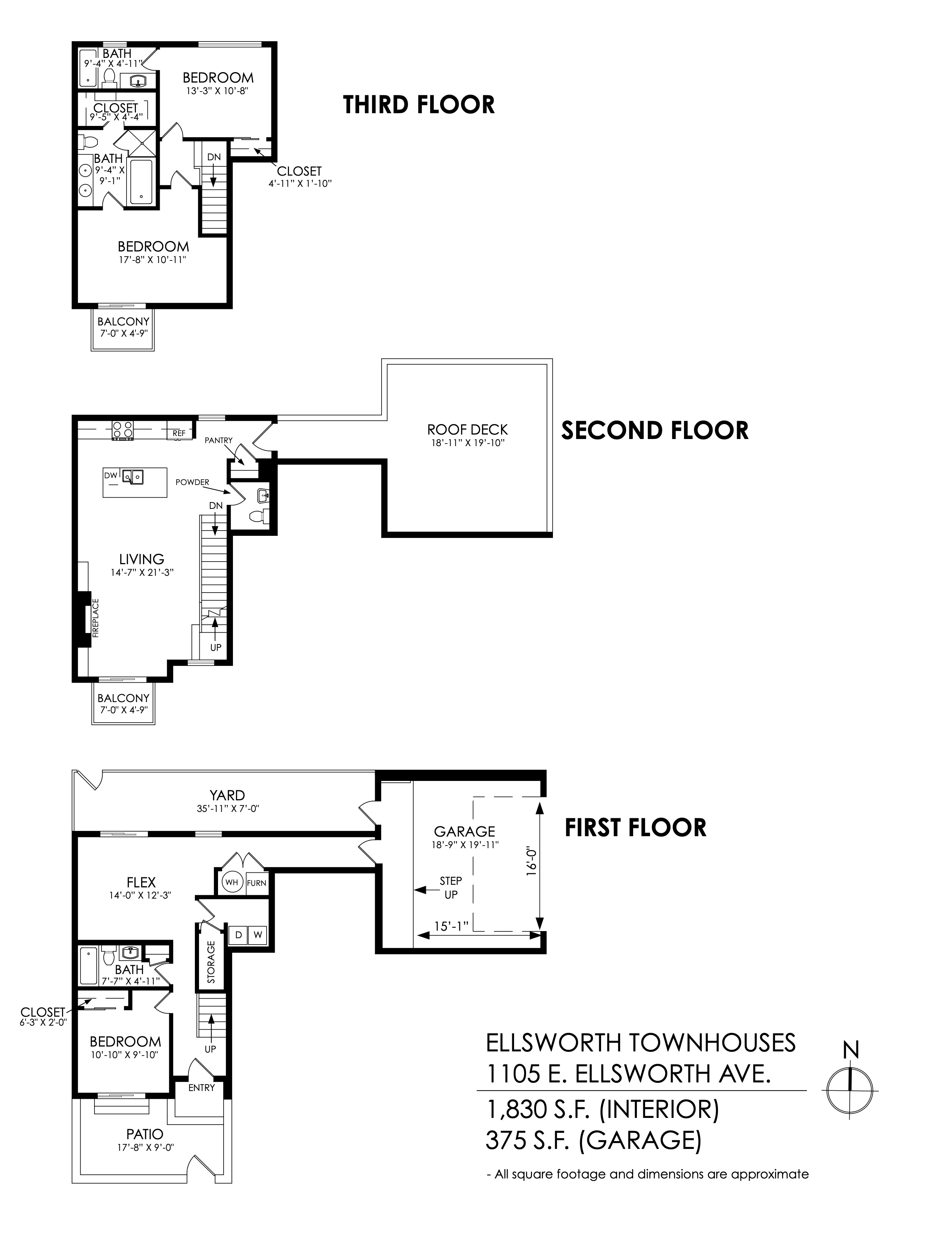 Ellsworth 3 bed 4 bath