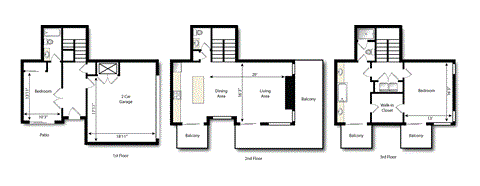 2 bedroom floorplan