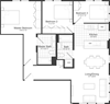 3 Bedroom 2 Bathroom Floor Plan 3 Bedroom 2 Bathroom Floor Plan at Park87, Cambridge