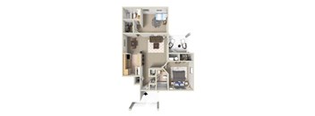 Fairmont I Floor Plan at Ashton Creek Apartments, PRG Real Estate Management, Chester, 23831