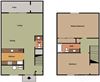 2 Bedroom 1.5 Bath Townhomes