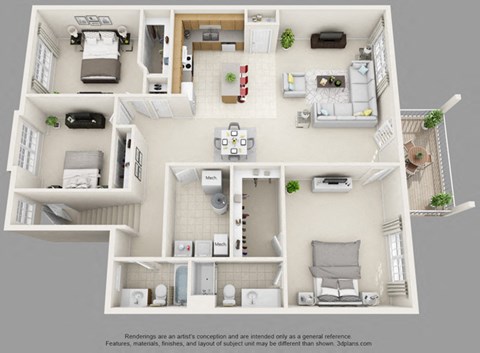 1700 Aspen Pines Drive 1-3 Beds Apartment, Townhouse for Rent - Photo Gallery 15