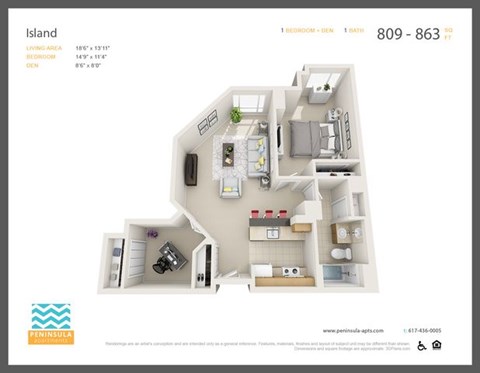 401 Mount Vernon Street Studio-3 Beds Apartment for Rent - Photo Gallery 25