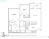Amalfi Milpitas CA 2 Bedroom B3 Sq Ft 829