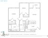 Amalfi Milpitas CA 2 Bedroom B3-A Sq Ft 844